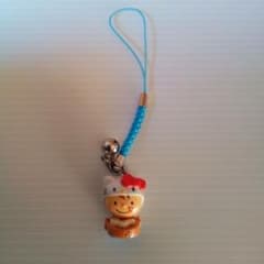 ハローキティ マルちゃんコラボ ストラップ レトロ - メルカリ