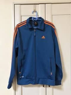 adidas トラックジャケット ブルー オレンジのサムネイル