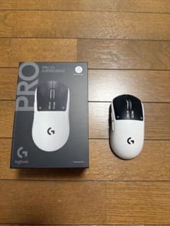 Logitech G PRO X2 SUPERSTRIKE mouse (with replaced mouse feet)