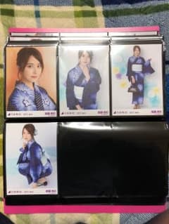 乃木坂46 衛藤美彩 生写真 2017.July 浴衣 4種コンプのサムネイル