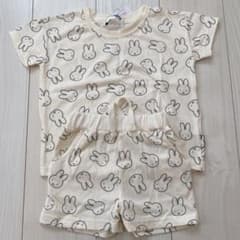 しまむら　ミッフィー　セットアップ　パジャマ　100cmのサムネイル