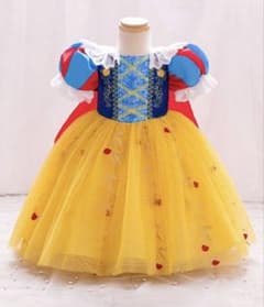 子供 白雪姫 コスチューム ドレス ハロウィン ディズニーのサムネイル