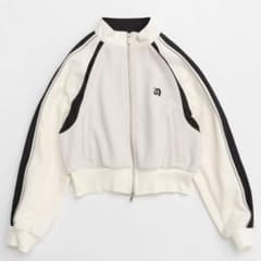 bicolor raglan sleeves jersey topsのサムネイル