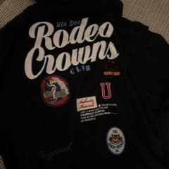Rodeo Crowns 黒 パーカー フード付きのサムネイル