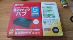 中古　BUFFALO　スィッチングハブ　LSW3-TX-5EP/BKのサムネイル