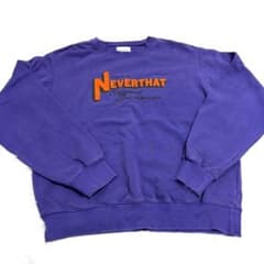 thisisneverthat ディスイズネバーザット パープル トレーナー
