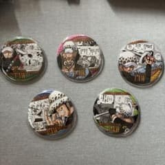 ONE PIECE トラファルガー・ロー 缶バッジ 5種セットのサムネイル