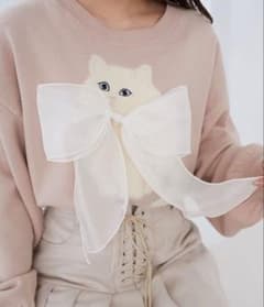 MAJESTIC LEGON ネコちゃんリボンニットのサムネイル