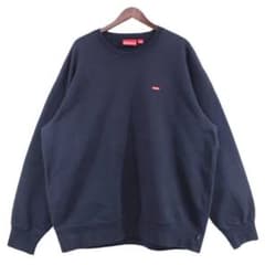 supreme スモールボックスロゴ　スウェット　ネイビーのサムネイル