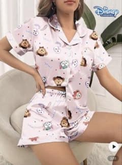 Disney 더피 파자마 설정 반바지 SHEIN