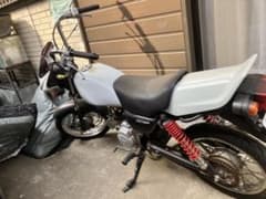 GS50 50ccバイク グレー カスタムマフラーのサムネイル