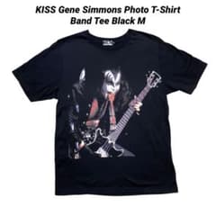 ヒステリックグラマー Kiss ジーンシモンズフォトTシャツ 黒 Mバンドロック ヒステリックグラマー Kiss ジーンシモンズフォトTシャツ 黒 Mバンド