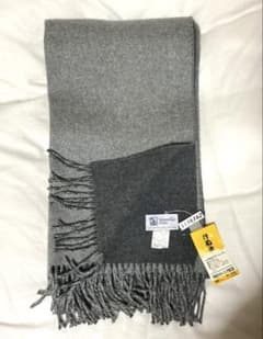 中判Johnstons of Elgin カシミヤストール　リバーシブル　グレー 中判Johnstons of Elgin カシミヤストール リバーシブル グレー ELGIN