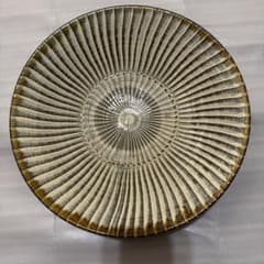 小石原寛山大皿陶器飛び鉋模様直径約39cm|mercariメルカリ官方指定廠商