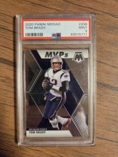 Tom Brady 2020 Panini Mosaic PSA 9のサムネイル
