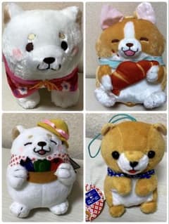 忠犬もちしば 豆しば三兄弟 おねだり3 新品 芝犬 豆柴 ぬいぐるみ 景品