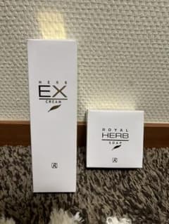 ロイヤルハーブ EXクリーム50g & ソープ100g3点セット ロイヤルハーブ EXクリーム 50g サンプル付き3本セット