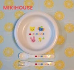 MIKIHOUSE ベビープレート スプーン フォーク セットのサムネイル