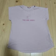 トムとジェリー 薄紫 Tシャツのサムネイル