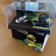 アイルトン・セナ カート モデル 1:43 LANG アイルトン・セナ カート モデル 1:43 LANG - メルカリ
