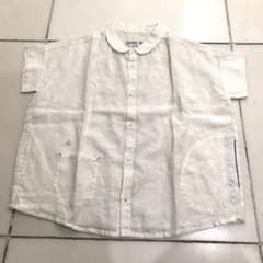 Heritage＆craft リネン 丸襟 ブラウス シャツ 極美品 快晴堂 2 - メルカリ