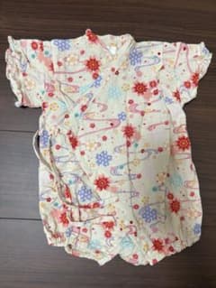 ベビー甚平 70cm 花柄のサムネイル
