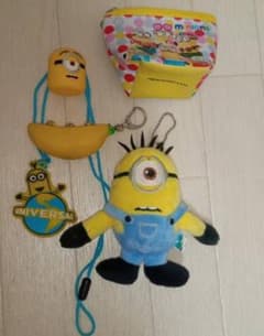 미니언즈 상품 정리 판매 봉제 인형 USJ 파우치 라이트