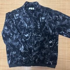 adidas originals 総柄 ボアジャケット フリース アディダス
