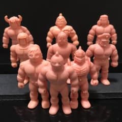 キン消し パート25 呪いの人形 肌色 当時物 全9種セット キン肉マン