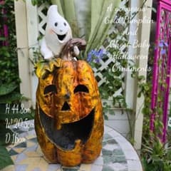 とても大きくてとてもゴージャス雰囲気のハロウィンオブジェ・1点もの♡