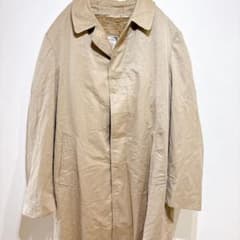 【フランス製/訳あり】ヴィンテージ ステンカラーコート Borgボアライナー付