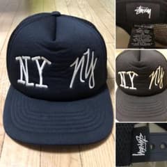 대인기 STUSSY NY ny 메쉬 캡 모자 완전 매진품