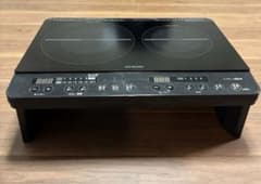 アイリスオーヤマ 2口 IHコンロ IHK-W13S-B 本体のサムネイル