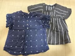 FITH /FITH WORKS 半袖ブラウス 2枚セット 120cmのサムネイル