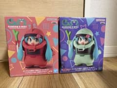 ザクぐるみ ガンダム45周年 初音ミク フィギュア ザク シャアザク 2種セットのサムネイル