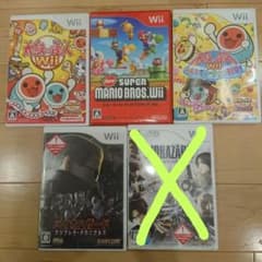 Wiiソフト4本セットのサムネイル