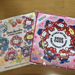 大阪・関西万博 サンリオキャラクターズ ミニタオル 2種セットのサムネイル