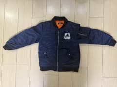 XLARGE KIDS MA-1 ジャケット ネイビー 140cmのサムネイル
