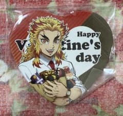 鬼滅の刃 キメツ学園 バレンタイン ハート缶バッジ 煉獄杏寿郎 - メルカリ