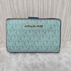 MICHAEL KORS 二つ折り財布 ミントグリーンのサムネイル