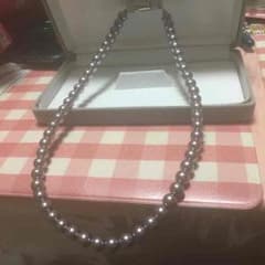 ブラックパールネックレス   シンプルのサムネイル