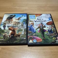 映画 DVD 2枚セット 恐竜 不思議の国のアリス
