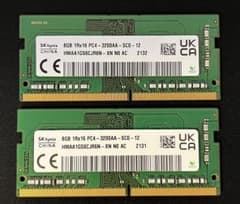 SK hynix DDR4 3200 メモリ 8GB×2枚（計16GB) ノート - メルカリ