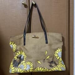 わちふぃーるど ダヤン ひまわり トートバッグ　向日葵のサムネイル