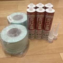 キッチンパネル接着剤ボンド6本、両面テープ12本、ノルズ6個。のサムネイル