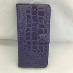 最後の1点‼️iPhone6Sスマホケース(クロコ型押しパープル)のサムネイル