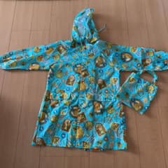 キッズ用レインコート130センチ　ランドセル対応のサムネイル