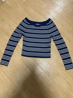 ANAP 春・秋服　オフショルダーリブニットのサムネイル