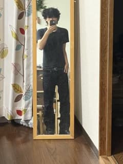 ブラック デニム パンツのサムネイル