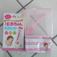 ニノこ様　森永E赤ちゃん　エコらくパック　スティックタイプ　専用ケーススプーン付のサムネイル